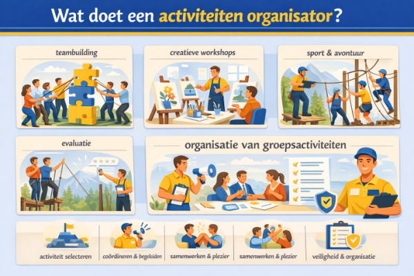 Alles over het beroep activiteiten organisator Wat doet een activiteiten organisator